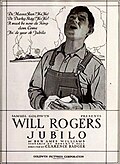 American wit Will Rogers in the comedy film Jubilo (1919).