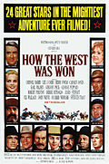 Cinerama introduced a widescreen process that would later use 70mm film on classics such as the 1963 all-star epics How the West Was Won (poster shown) and It's a Mad, Mad, Mad, Mad World