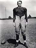 Before becoming President, actor Ronald Reagan was known for playing Notre Dame football legend Knute Rockne in the 1940 biopic Knute Rockne, All-Amrrican.