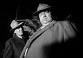 Orson Welles in Touch of Evil (1958), said to be one of the last great film noirs of all time.[17]