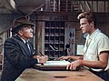 Combining elements of the western and film noir genres, the social thriller Bad Day at Black Rock (1955) was the first film to openly acknowledge the racism against Japanese Americans after World War II.