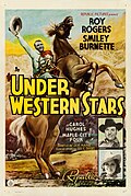 Under Western Stars (1938), featuring legendary singing cowboy Roy Rogers