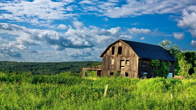 abandoned barn