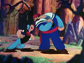 Lasting 16 minutes, the Fleischer Brothers classic 1936 Popeye the Sailor Meets Sindbad the Sailor was the first U.S.-produced animated film with a running time over the standard 7–8 minutes, predating Disney's Snow White by a year.